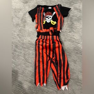 Kids Pirate Costume with Skull Design